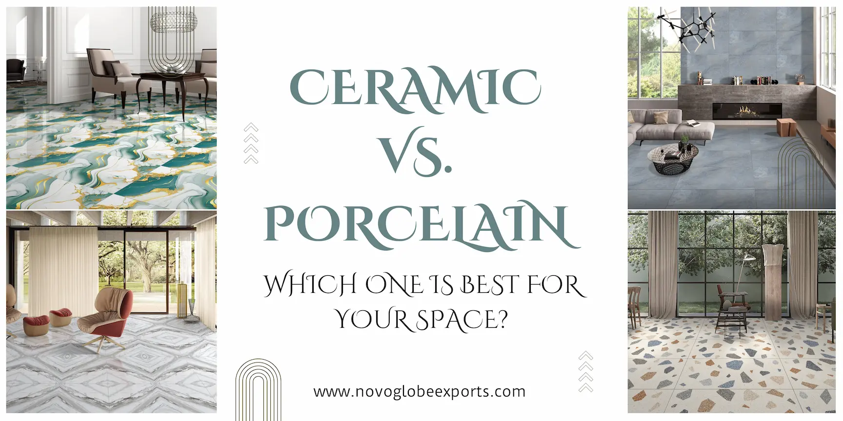 Ceramic vs. Porcelain Tiles: Which One is Best for Your Space?